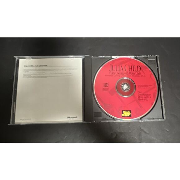 Julia Child Home Cooking With Master Chef PC CD 16 Food Lessons Microsoft Home - Picture 3 of 3